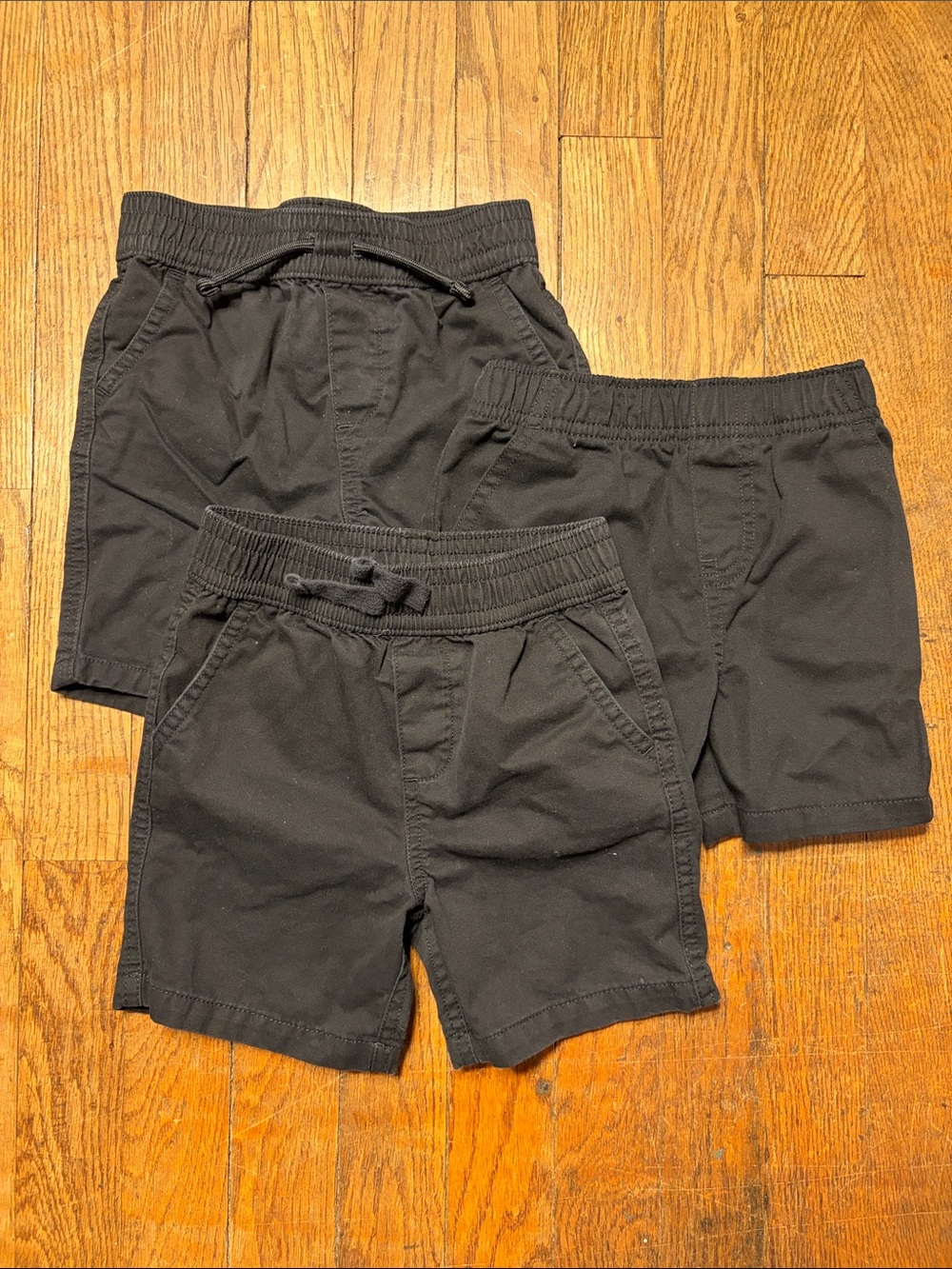 Garanimals Black Kids Pull-On Shorts - Pack of 3